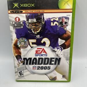Madden 2005 XBOX Original Game CIB with Manual
